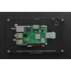 7” 800x480 TFT DSI Capacitive Touchscreen -Compatible with Raspberry Pi 4B/3B+/3B (DFR0678)