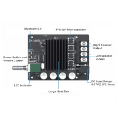 High Power Bluetooth Power Amplifier Board  (DFR0777)
