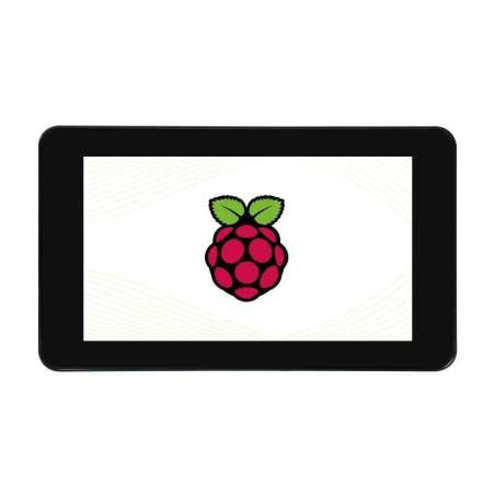 7inch Capacitive Touch Display for Raspberry Pi, with Protection Case, DSI Interface, 800×480 (WS-19886)