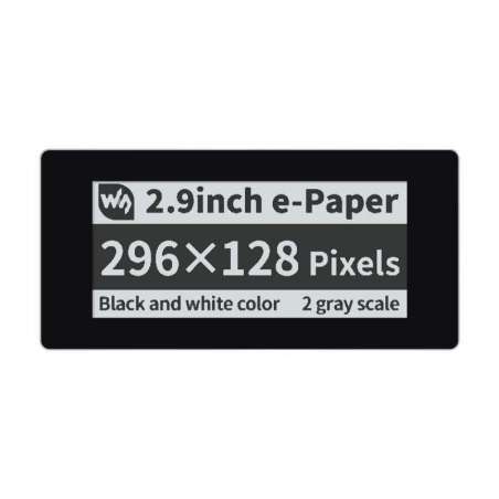 2.9inch Touch e-Paper Module for Raspberry Pi Pico, 296×128, Black / White (WS-20051)