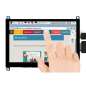 5inch Capacitive Touch Screen LCD (H) Slimmed-down Version, 800×480, HDMI, Toughened Glass Panel, Low Power (WS-20109)