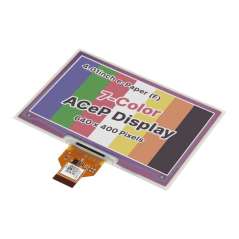 4.01inch ACeP 7-Color E-Paper E-Ink Raw Display, 640×400, without PCB (WS-19078)