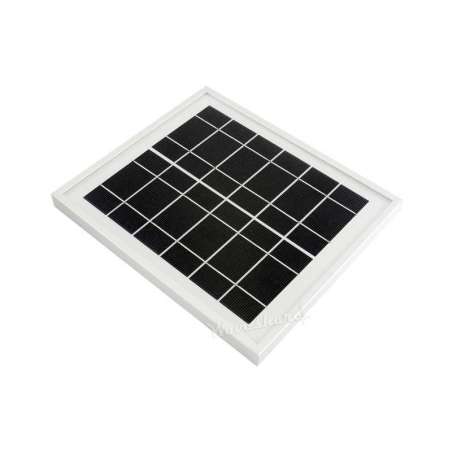 Solar Panel 6V / 5W (WS-16158) 156 Monocrystalline Cell 230x195x17mm