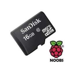 SanDisk microSDHC 16GB Class10 (RASPBERRY PI FOUNDATION)