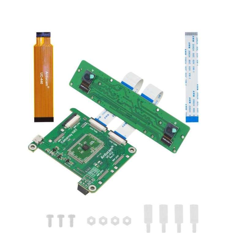 Arducam 8MP Synchronized Stereo Camera Bundle Kit for Raspberry Pi (AC-B0195S8MP) Arducam 8MP Synchronized Stereo Camera Bundle Kit for Raspberry Pi (AC-B0195S8MP)