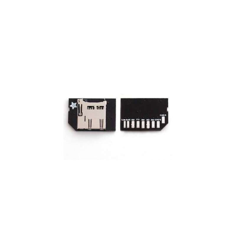 Low-profile microSD card adapter for Raspberry Pi (Adafruit 966)