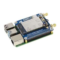 SX1302 LoRaWAN Gateway HAT for Raspberry Pi, SX1302 868M GNSS Module (WS-20522)