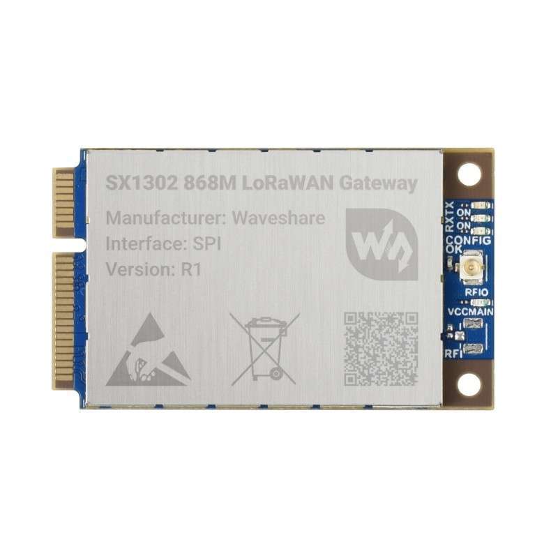 SX1302 868M LoRaWAN Gateway Module, EU868 Band (WS-20627)