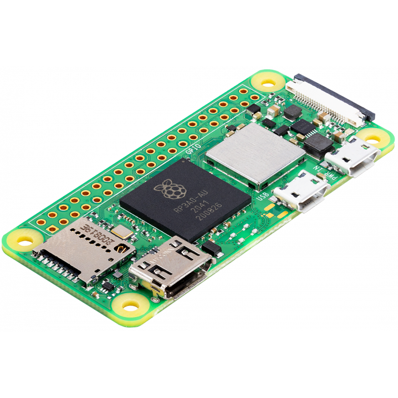 Raspberry Pi Zero 2W (RP3A0) 1GHz Quad-Core Arm Cortex-A53 CPU, WiFi, Bluetooth 4.2 BLE
