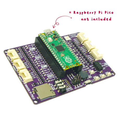 Maker Pi Pico Base (Cytron Technologies) MAKER-PI-PICO-NB  - without Pico