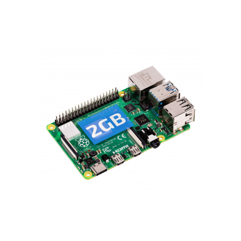 RASPBERRY PI 4 MODEL B 2GB , USB3.0, 2×HDMI 4Kp60,2.4/5.0GHz 802.11b/g/n/ac BLE5.0
