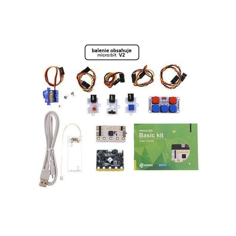 Basic kit micro:bit sensors kit for beginner （obsahuje micro:bit board）(EF01035)