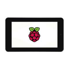 7inch Capacitive Touch Display for Raspberry Pi, with Protection Case and 5MP Front Camera, 800×480, DSI (WS-21366)