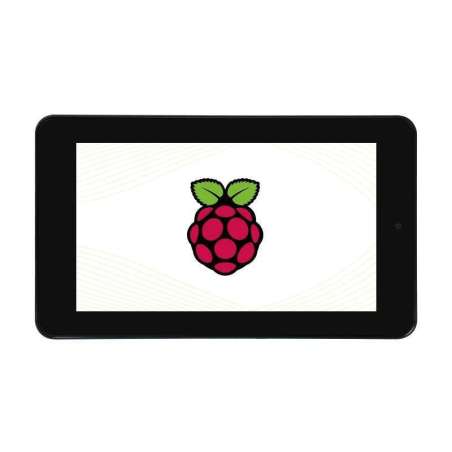 7inch Capacitive Touch Display for Raspberry Pi, with Protection Case and 5MP Front Camera, 800×480, DSI (WS-21366)