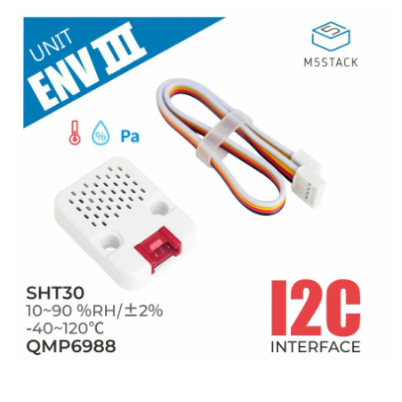 M5-U001-C ENV III i environmental sensor SHT30+QMP6988 temperature/humidity/pressure
