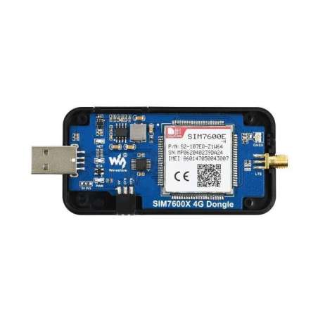 SIM7600E-H 4G DONGLE, GNSS Positioning, for Europe  (WS-21444)