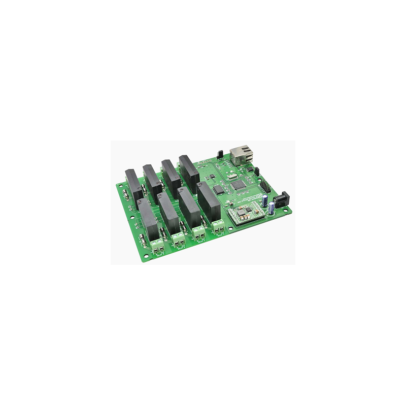 8ETHSSR001-AC/DC (NUMATO) 8 Channel Ethernet Solid State Relay Module