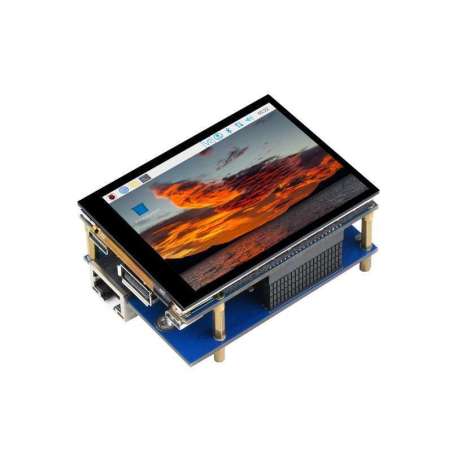 2.8″ Touch Screen Expansion For Raspberry Pi Compute Module 4, Laminated Display+Interface Expander (WS-21435)