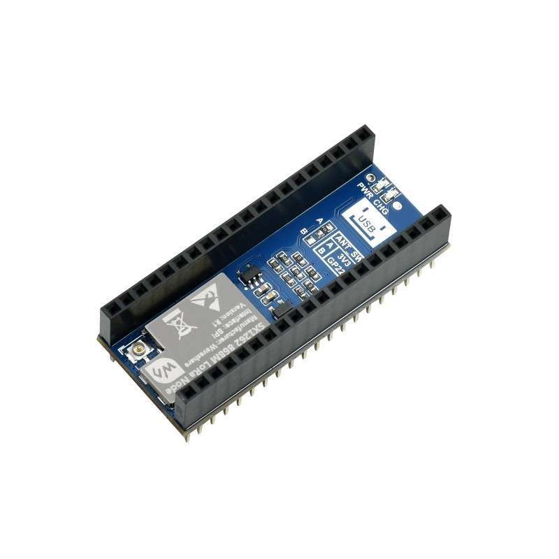 SX1262 868MHz (863~870MHZ) LoRa Node Module for Raspberry Pi Pico, LoRaWAN,  (WS-20682)