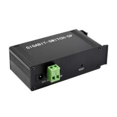 Industrial 5P Gigabit Ethernet Switch, Full-Duplex 10/100/1000M, DIN Rail Mount (WS-21975)
