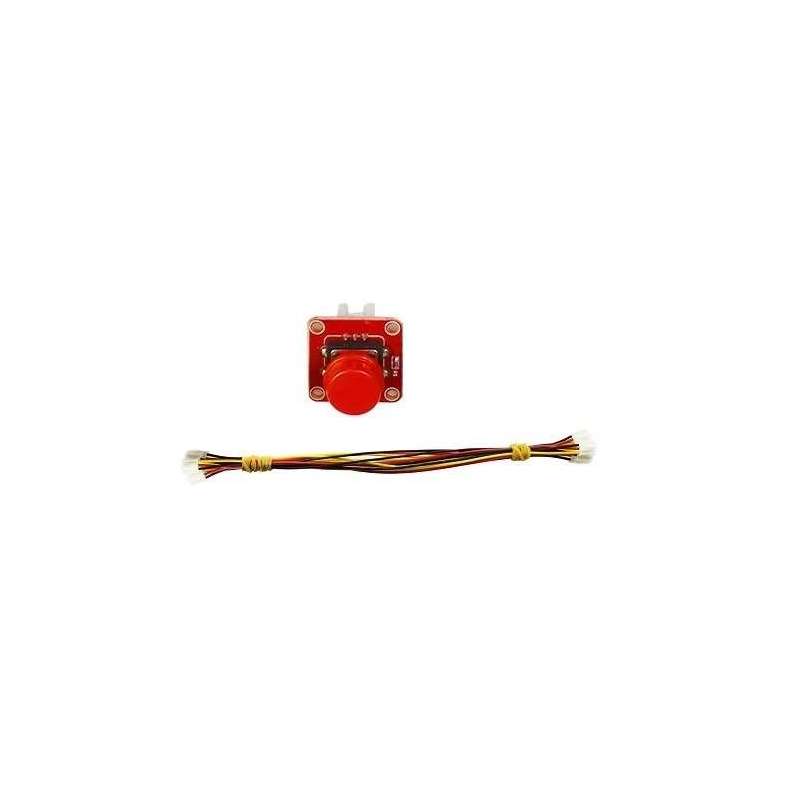 Crowtail - Button 2.0   (ER-CT0002BT-RED) incl. 3pin Crowtail cable