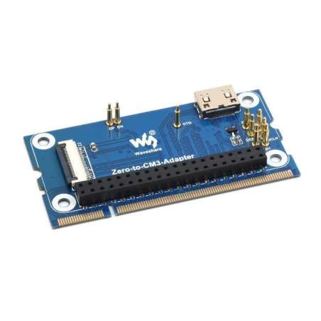 Raspberry Pi Zero 2W To CM3 Adapter, Alternative Solution for Raspberry Pi CM3 / CM3+ (WS-22590)