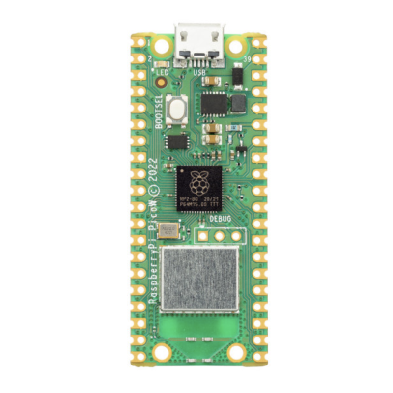 Raspberry Pi Pico W - Pico (RP2040) incl. b/g/n wireless LAN and ...