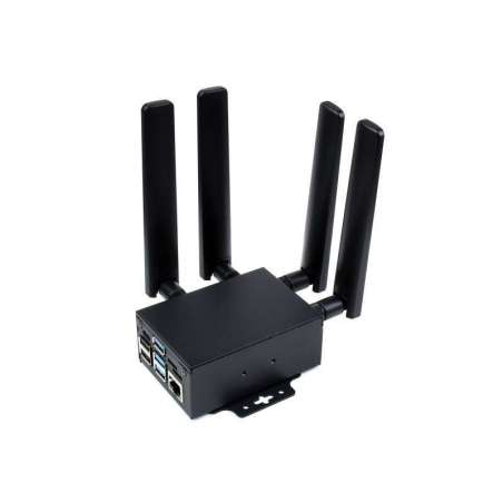 RM500Q-GL 5G HAT for Raspberry Pi, quad antennas LTE-A, multi band, 5G/4G/3G (WS-22710) incl.Case