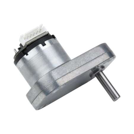 L-shaped Permanent Magnet DC Gear Motor, Magnetic Hall Encoder, All-metal Gear Motor (WS-22346)