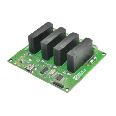 4 Channel USB Solid State Relay Module (NU-SSR40001-DC)