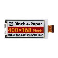 3inch e-Paper (G) raw display, 400 × 168, SPI Interface (WS-22506)