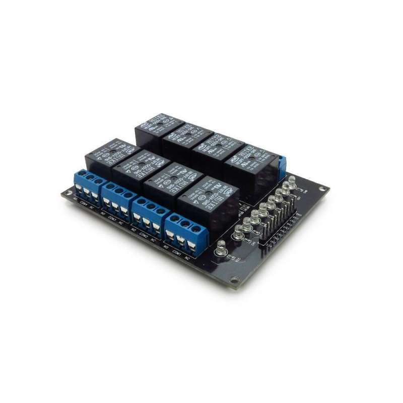 RELAY MODULE 8-CHANNELS 5V WITH 8LED for Arduino, AVR, PIC, ARM,MSP430,.. (ER-ARE00108SL )