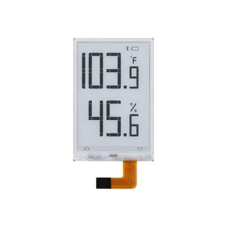 1.9inch Segment E-Paper Raw Display, 91 Segments, I2C Bus, Ideal for Temperature and humidity meter (WS-22688)