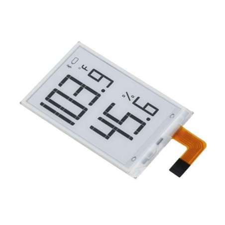 1.9inch Segment E-Paper Raw Display, 91 Segments, I2C Bus, Ideal for Temperature and humidity meter (WS-22688)