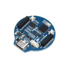 RP2040 MCU Board, With 1.28inch Round LCD, accelerometer and gyroscope Sensor (WS-22668)