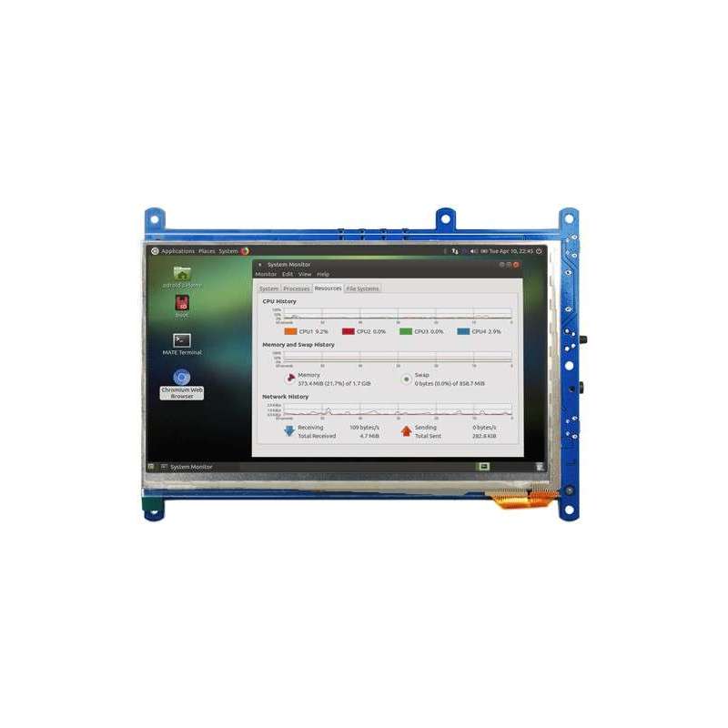 ODROID-VU7A Plus: 7inch HDMI display with Multi-touch and Audio capability (G220829141728)