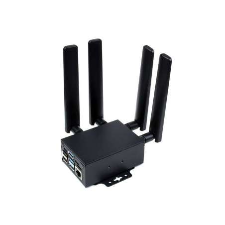 RM500Q-AE  5G HAT for Raspberry Pi, quad antennas LTE-A, multi band, 5G/4G/3G (WS-22714) incl. Metal Case