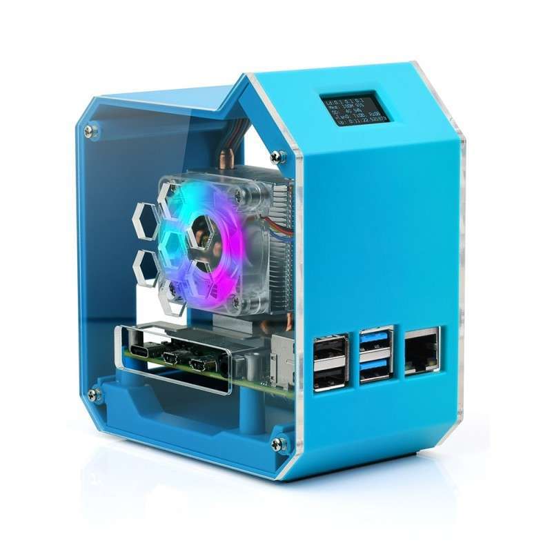 ミニPC Raspberry Pi 4B DeskPi Super6C Raspberry Pi CM5/CM4 Cluster Mini-ITX board 6