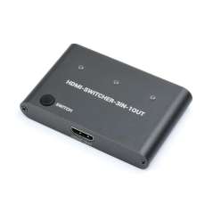 HDMI 4K Switcher, 3 In 1 Out, One-Click Switch (WS-23120)