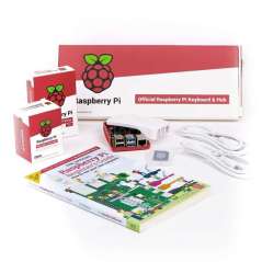 Raspberry Pi 4B / 8GB Desktop Official Kit, Raspberry Pi4/8GB,16GB microSD,Case,DE-keyboard,mouse, PS,2x uHDMI cables
