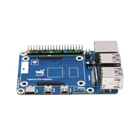 CM4 To Pi 4B Adapter for Raspberry Pi, Alternative Solution for Raspberry Pi 4B (WS-23508)