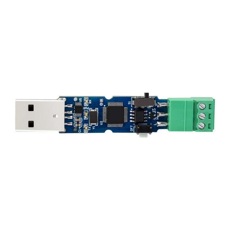 Waveshare USB To CAN Adapter Model A, STM32 Chip Solution, Multiple Working Modes, Multi-System Compatible