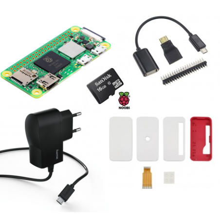 Raspberry Pi Zero 2 W KIT - 16GB SD Card, 5V/1A, Case, Connectors