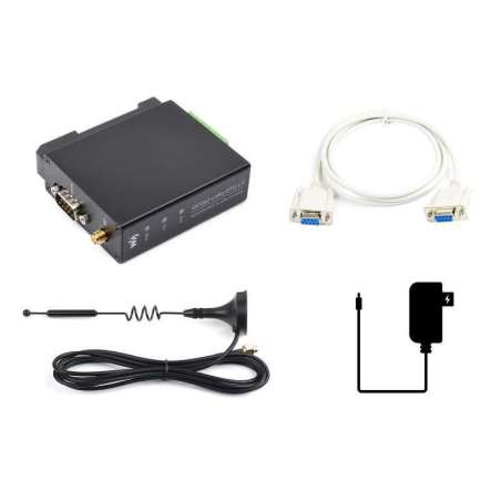 Rail-mount SX1262 LoRa Data Transfer unit, RS232/RS485/RS422 to LoRa,for Sub-GHz band (WS-23797) LF version 410~510MHz