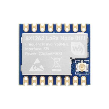 Core1262 LF/HF LoRa Module, SX1262 chip, Long-Range Communication, Anti-Interference, (WS-20855) HF Version 850~930MHz