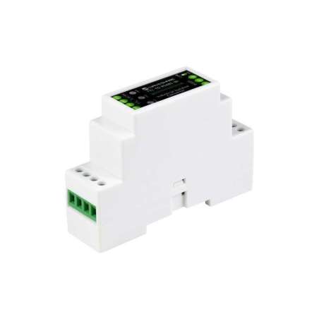 Rail-mount TTL To RS485 Galvanic isolated Converter, 600W Lightningproof & Anti-Surge, Multi-Isolation Protection (WS-23778)