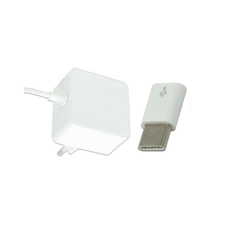 Raspberry Pi napájací zdroj USB micro/USB-C , pre Raspberry Pi 1/2/3/4  5V/2500mA