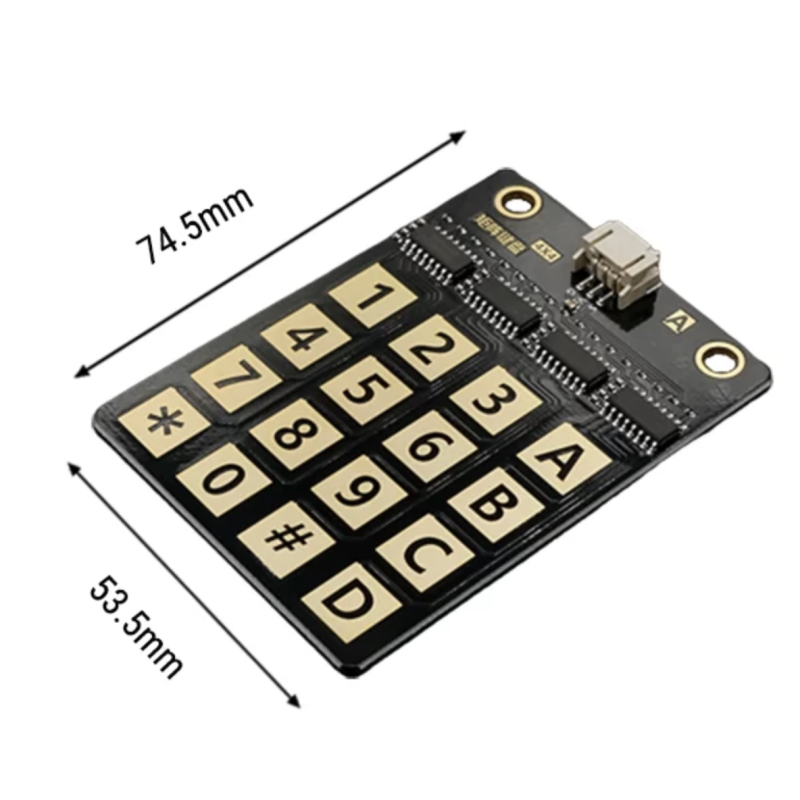 4x4 capacitive touch keyboard 16 keys button matrix keypad (ER-CCO16524K)