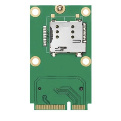 Mini Pcie to M.2 NGFF Key B 4G Adapter with SIM Card slot (ER-ACC43392A)