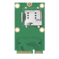 Mini Pcie to M.2 NGFF Key B 4G Adapter with SIM Card slot (ER-ACC43392A)